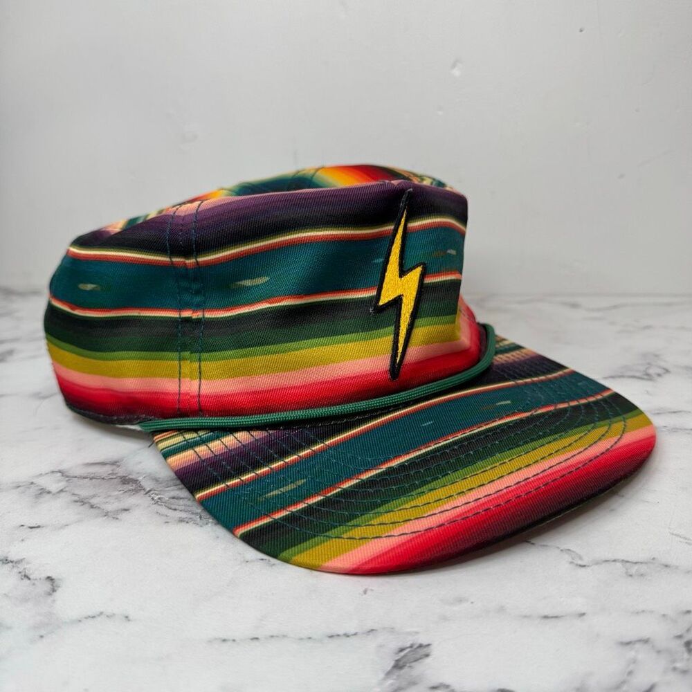 Aviator Nation Vintage Bolt Twill Low Rise Tulum Trucker Hat